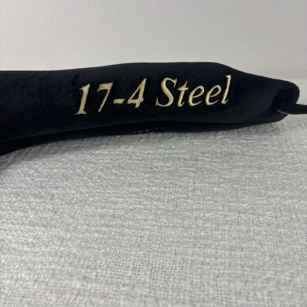 PING i3 17-4‎ Steel Driver 1 Woods Tag Golf Club Headcover Head Cover Black Gold